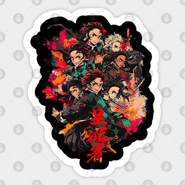 Demon Slayer Charming Characters Sticker by anyone heart